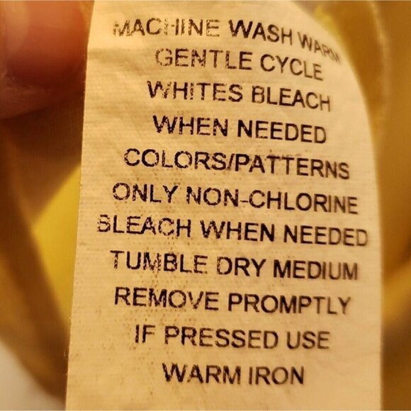 AK Statesman Mens Yellow Linen Long Sleeve Button Down Shirt XL - Picture 5 of 5